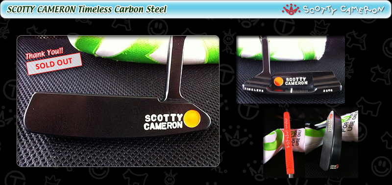 SCOTTY CAMERON Timeless Carbon Steel (ITEM No. 1901) 